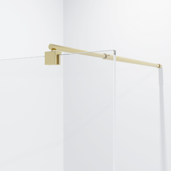 Душевая перегородка Niagara Nova NG-642-11 GOLD (110x195), прозрачное стекло